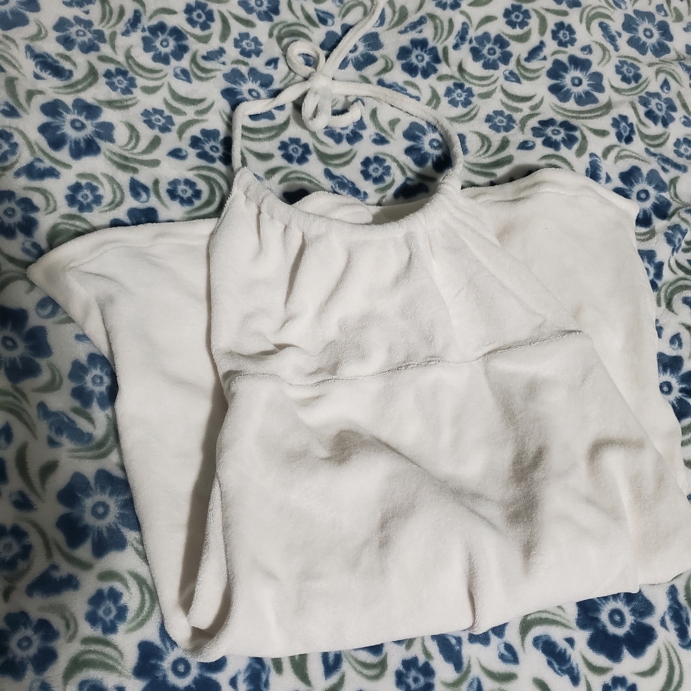 Frankie's bikinis Terry sun dress / cover up